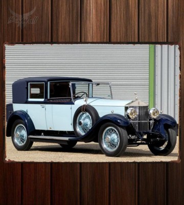 Металлическая табличка Rolls-Royce Silver Ghost Sedanca de Ville